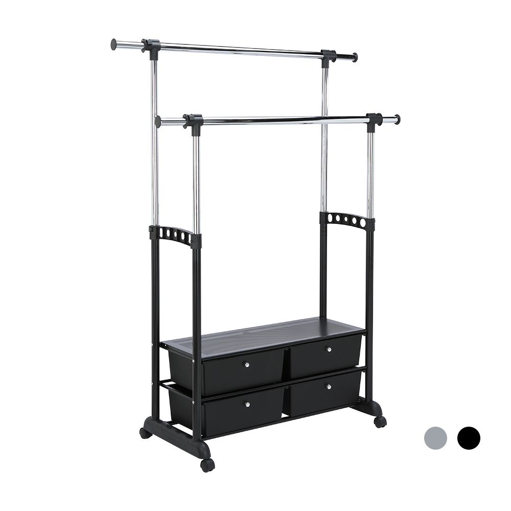 INDEX LIVING MALL ราวคู่+ลิ้นชัก 4 ชิ้น รุ่นเจน