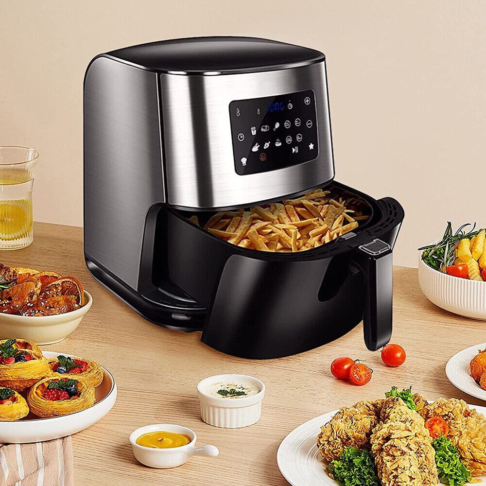 Air Fryer 6.3 Quart Airfryer Oilless Oven Cooker LED Screen 10 One-Touch Presets